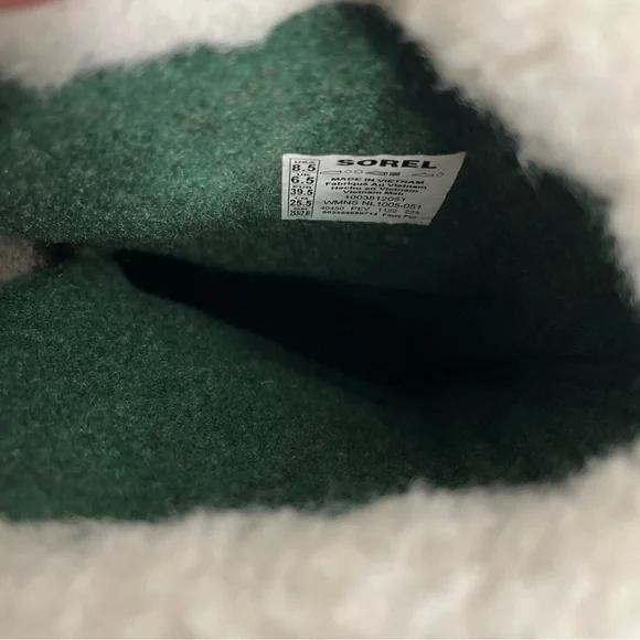 SOREL Women Sz 8.5 CARIBOU Lace-up Waterproof Snow Boots Comfortable INSULATION - Picture 11 of 12